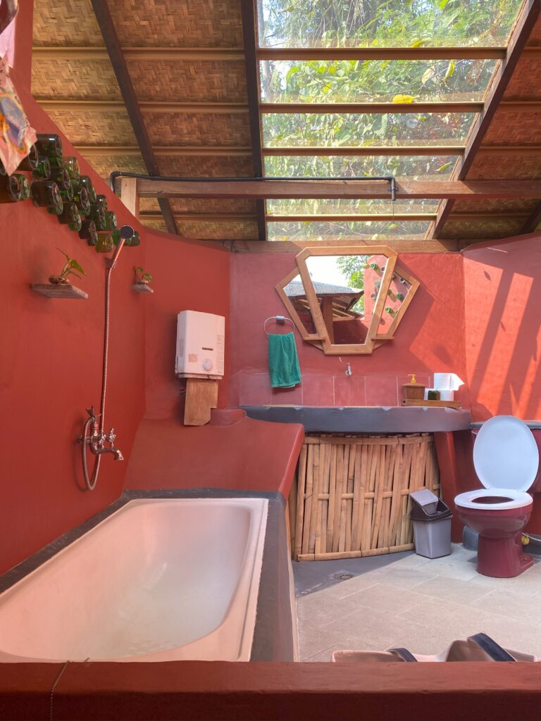 Bungalow en suite at Portibi Farms, Indonesia