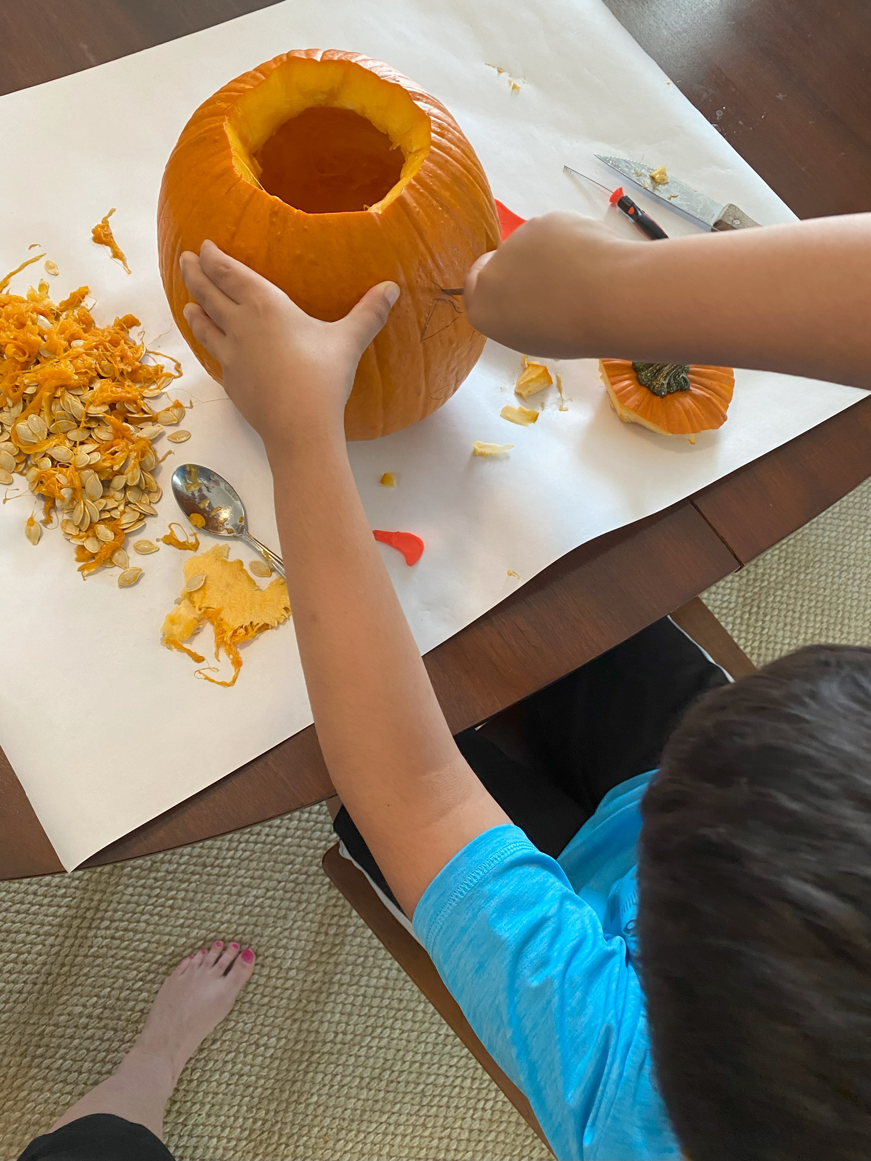 Carving-the-Jack-o-Lantern