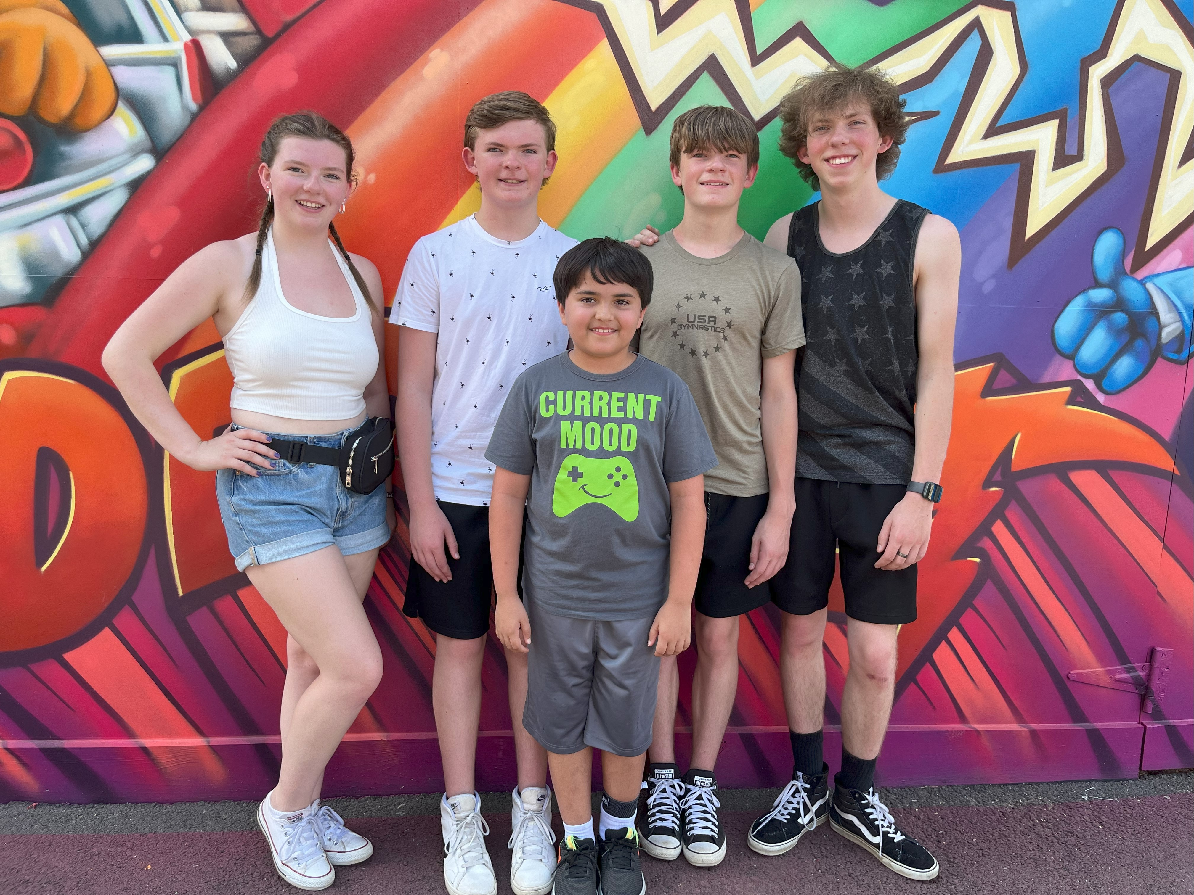 Cousins at Kennywood